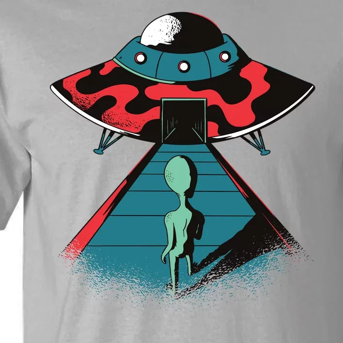 Alien Entering UFO Tall T-Shirt