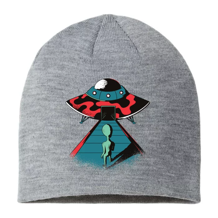 Alien Entering UFO 8 1/2in Sustainable Knit Beanie