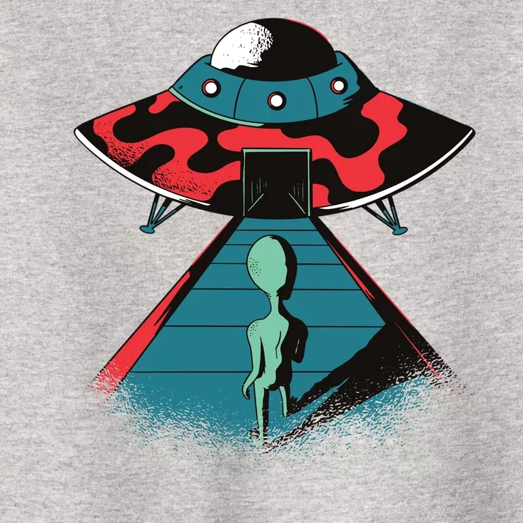 Alien Entering UFO Toddler T-Shirt