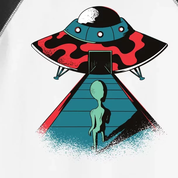 Alien Entering UFO Toddler Fine Jersey T-Shirt