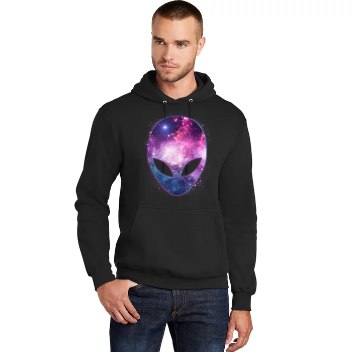 Alien Galaxy Face Hoodie