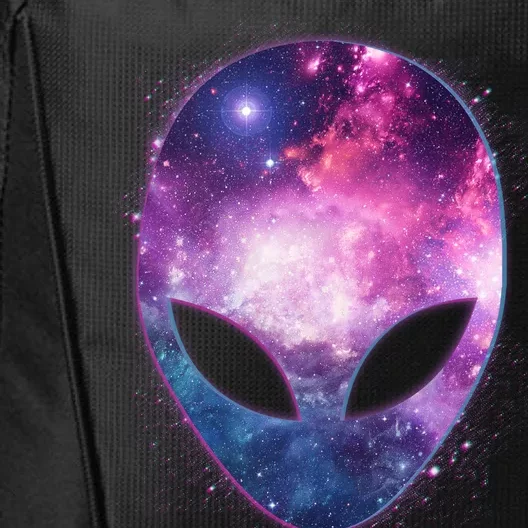 Alien Galaxy Face City Backpack