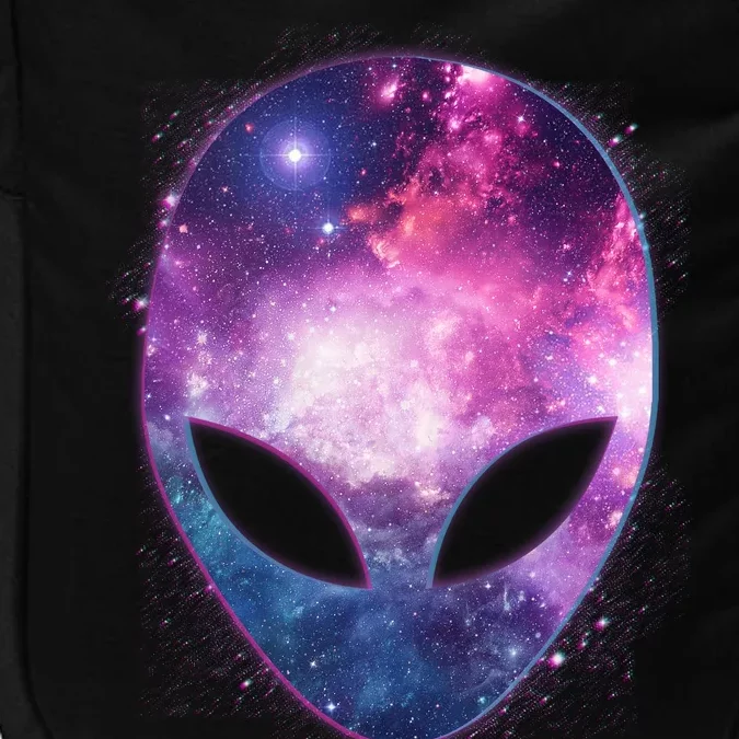 Alien Galaxy Face Impact Tech Backpack