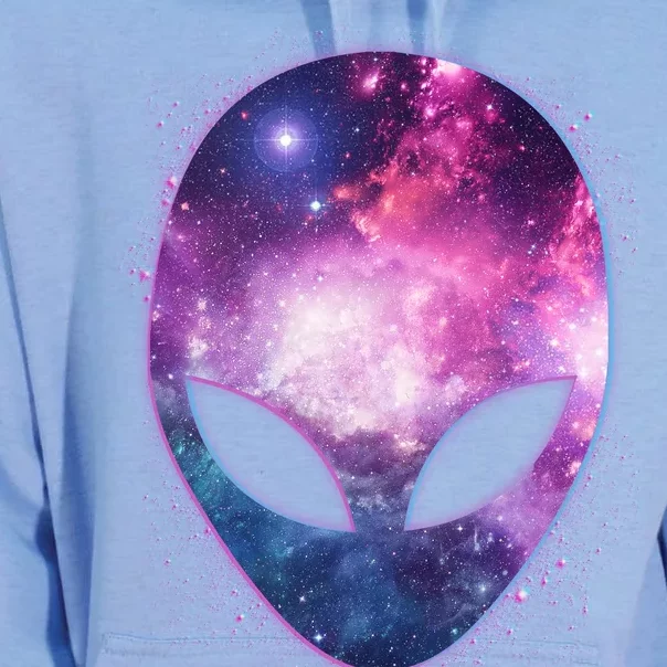 Alien Galaxy Face Unisex Surf Hoodie