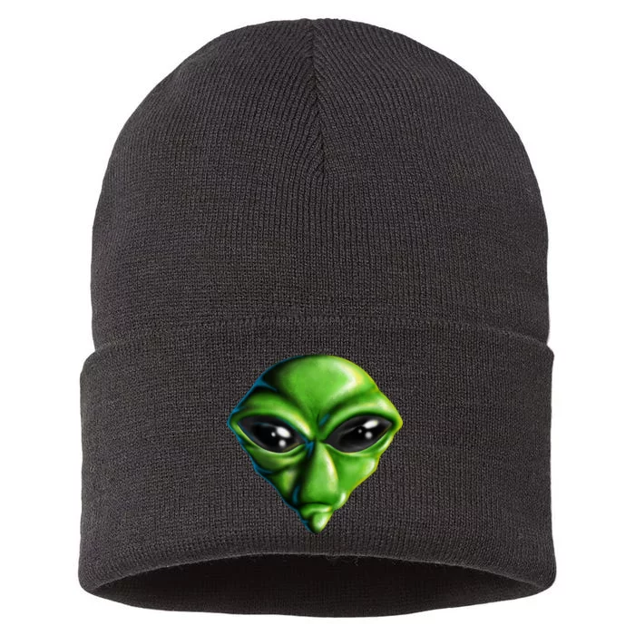 Alien Head Sustainable Knit Beanie