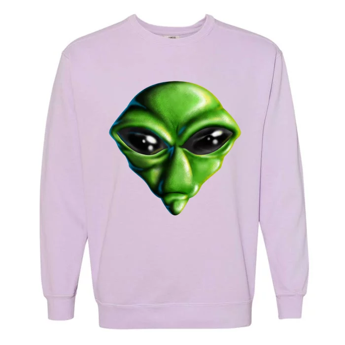 Alien Head Garment-Dyed Sweatshirt