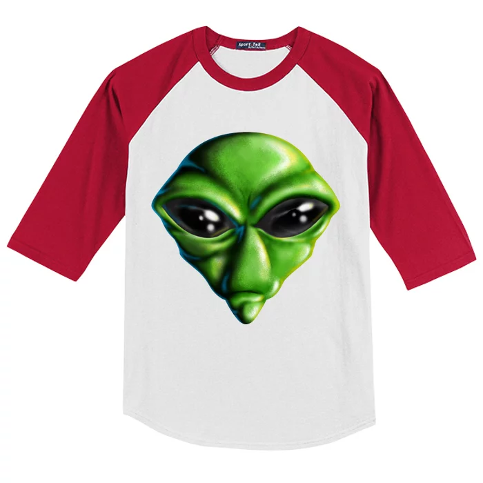 Alien Head Kids Colorblock Raglan Jersey