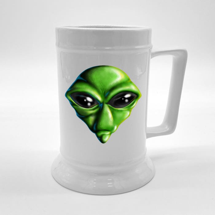 Alien Head Front & Back Beer Stein