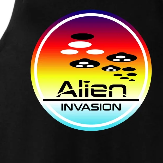 Alien Invasion Ladies Tri-Blend Wicking Tank