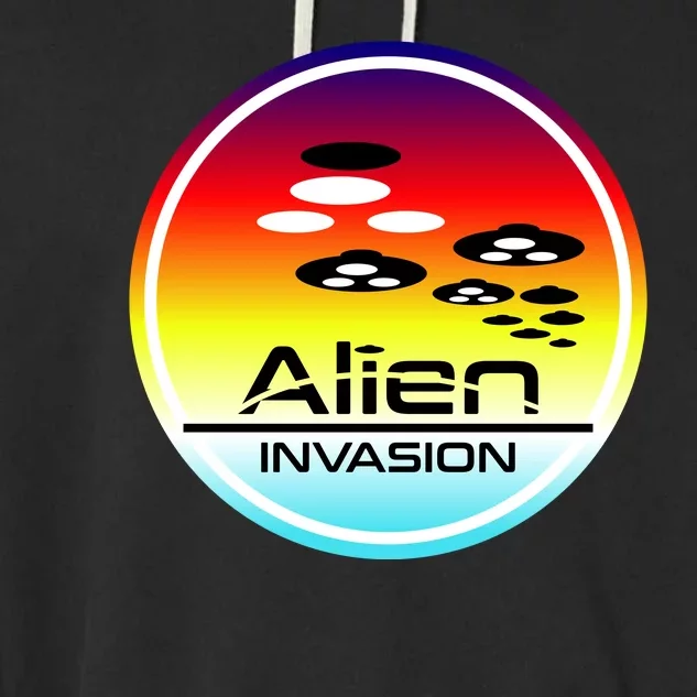 Alien Invasion Garment-Dyed Fleece Hoodie