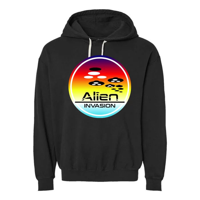 Alien Invasion Garment-Dyed Fleece Hoodie