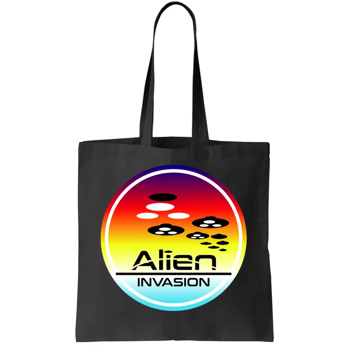 Alien Invasion Tote Bag