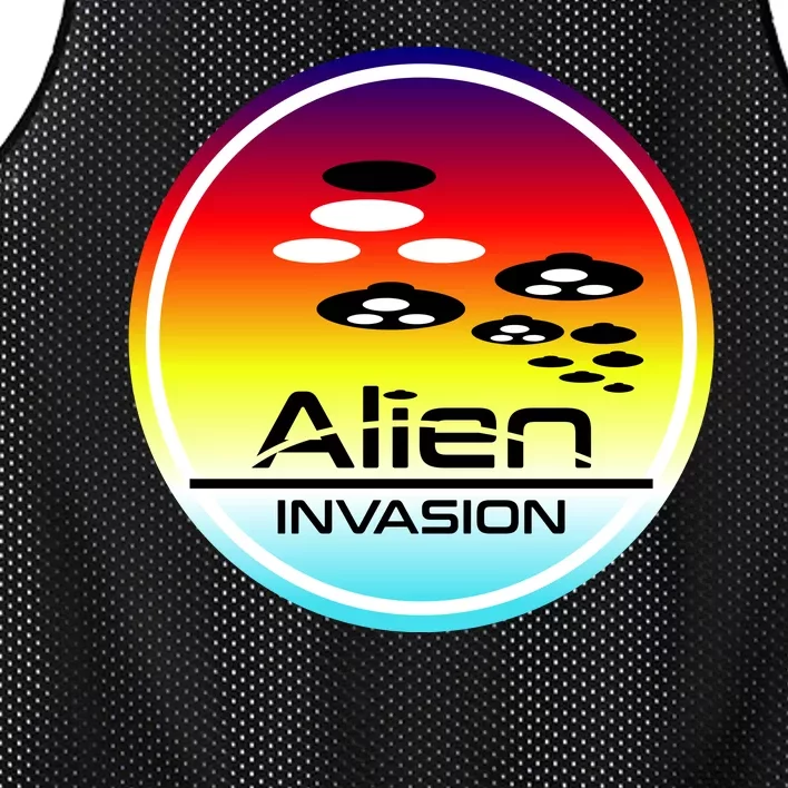 Alien Invasion Mesh Reversible Basketball Jersey Tank