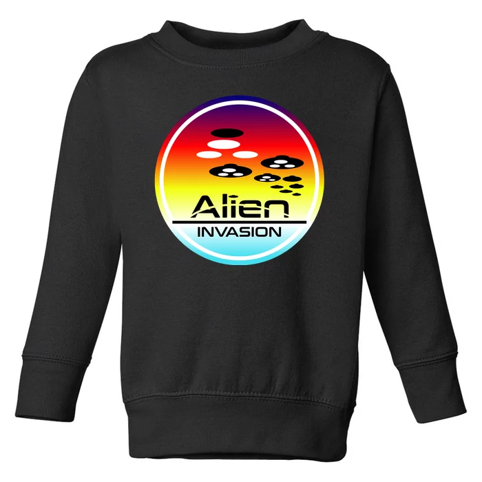 Alien Invasion Toddler Sweatshirt