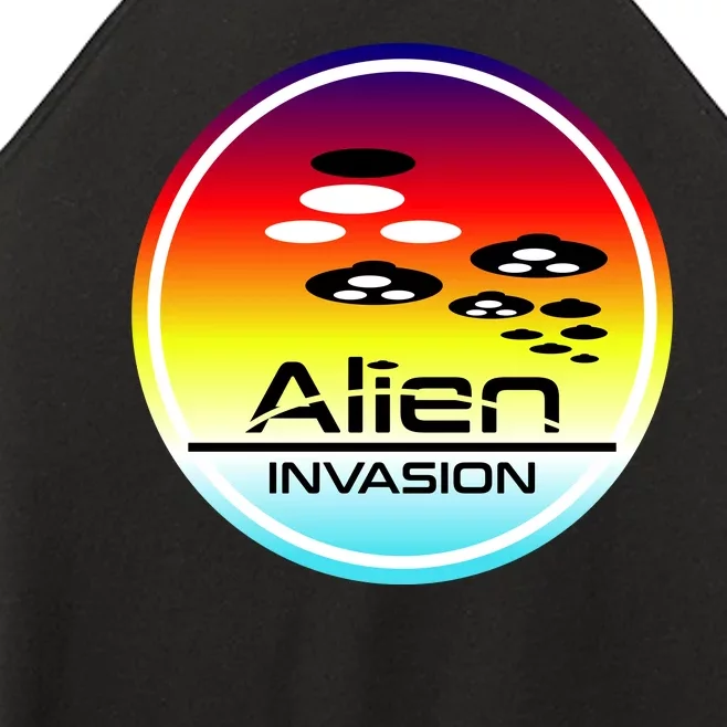 Alien Invasion Women’s Perfect Tri Rocker Tank