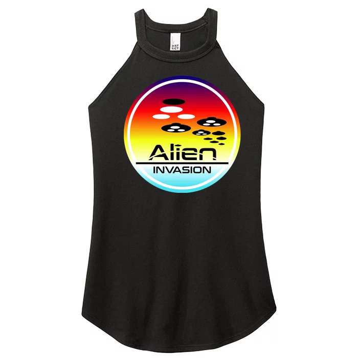 Alien Invasion Women’s Perfect Tri Rocker Tank