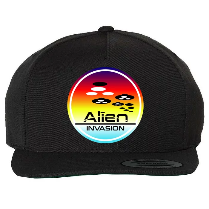 Alien Invasion Wool Snapback Cap