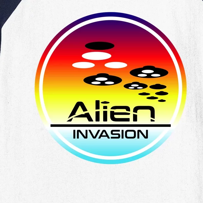 Alien Invasion Baseball Sleeve Shirt