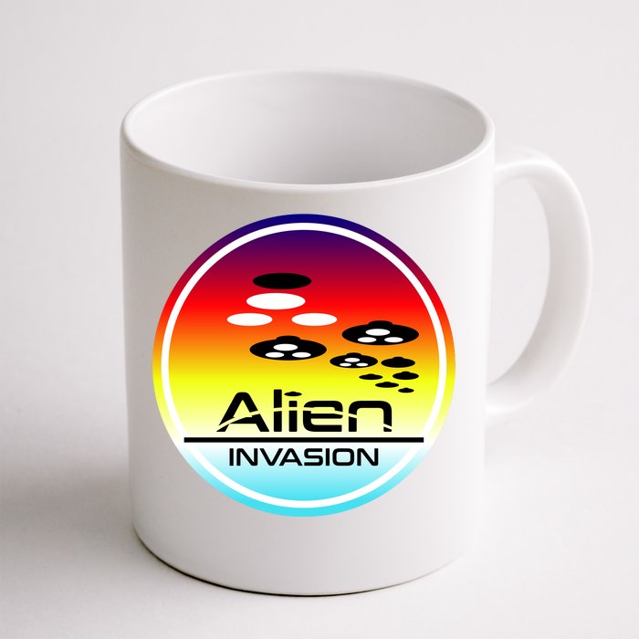 Alien Invasion Front & Back Coffee Mug