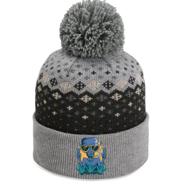 Alien Joint The Baniff Cuffed Pom Beanie