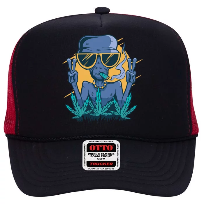 Alien Joint High Crown Mesh Trucker Hat