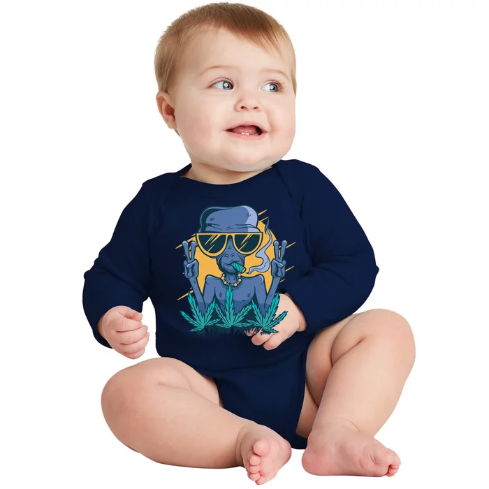 Alien Joint Baby Long Sleeve Bodysuit