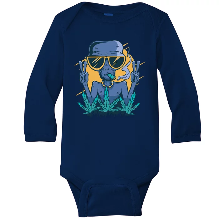 Alien Joint Baby Long Sleeve Bodysuit