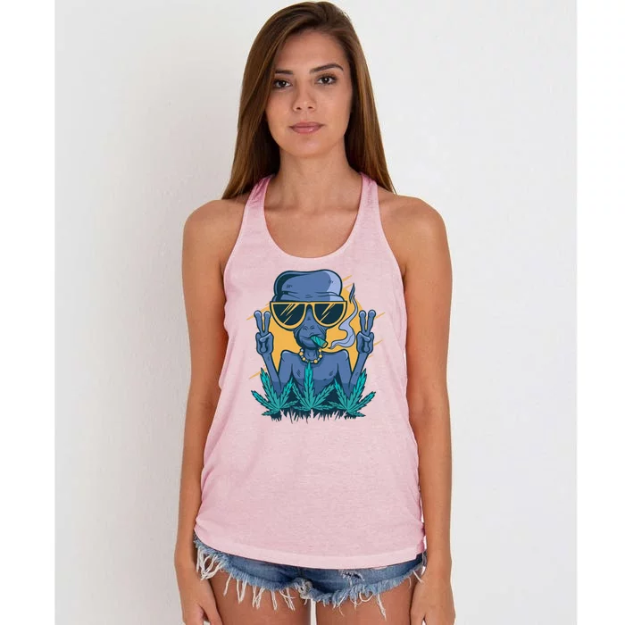 Alien Joint Women's Knotted Racerback Tank