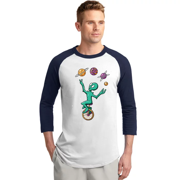 Alien Juggler Baseball Sleeve Shirt