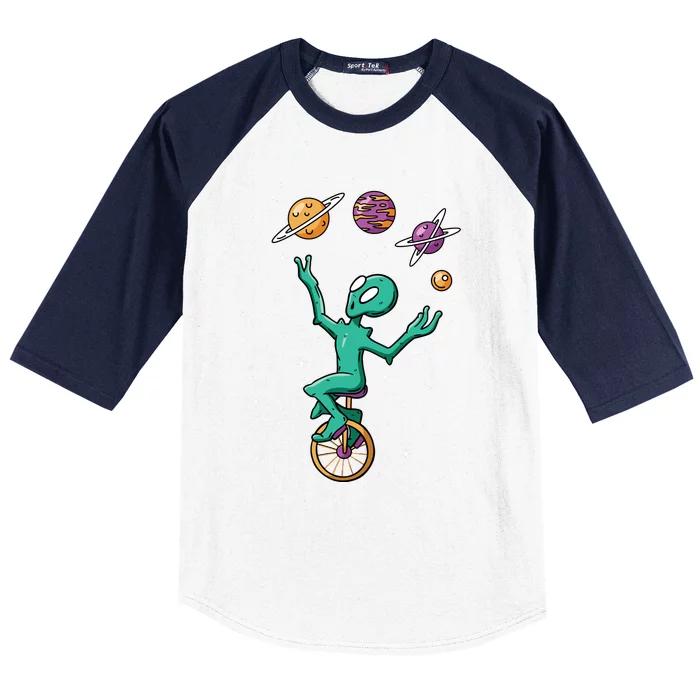 Alien Juggler Baseball Sleeve Shirt