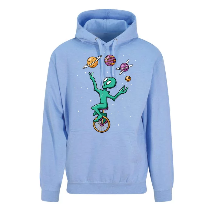 Alien Juggler Unisex Surf Hoodie