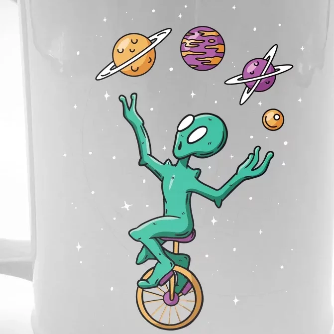 Alien Juggler Front & Back Beer Stein