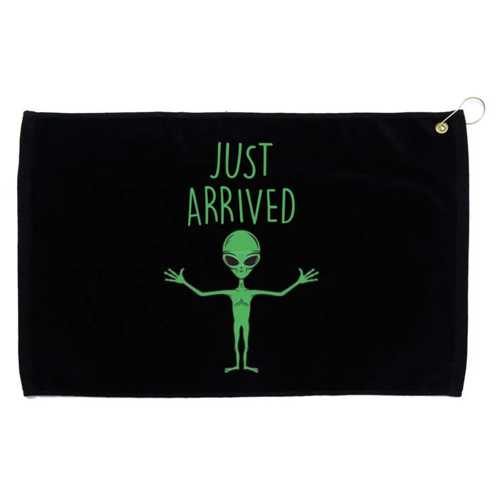 Alien Just Arrived Grommeted Golf Towel