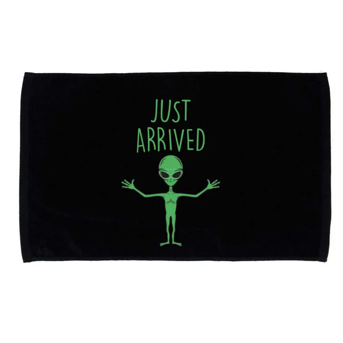 Alien Just Arrived Microfiber Hand Towel