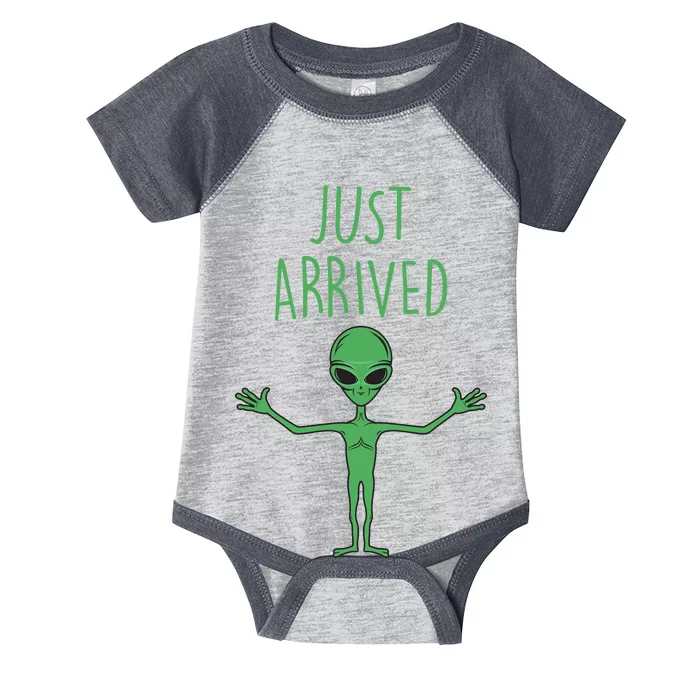 Alien Just Arrived Infant Baby Jersey Bodysuit