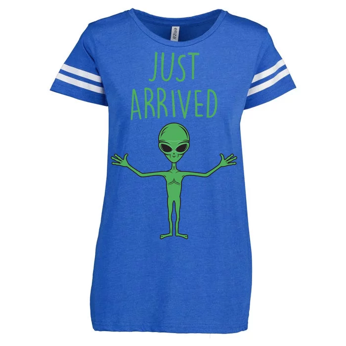 Alien Just Arrived Enza Ladies Jersey Football T-Shirt