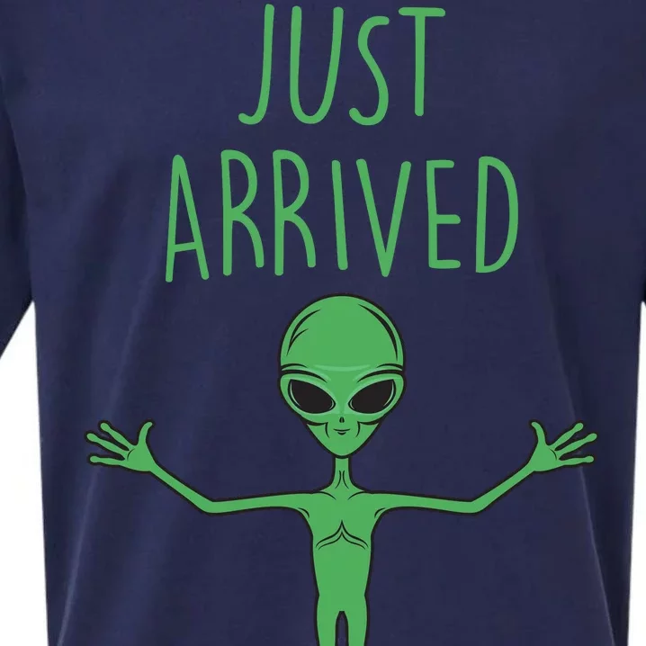 Alien Just Arrived Sueded Cloud Jersey T-Shirt