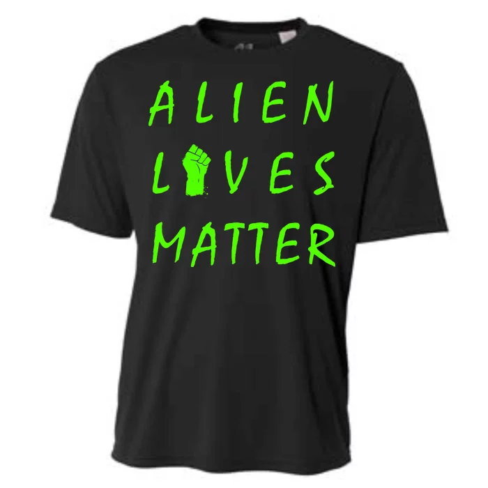 Alien Lives Matter Cooling Performance Crew T-Shirt