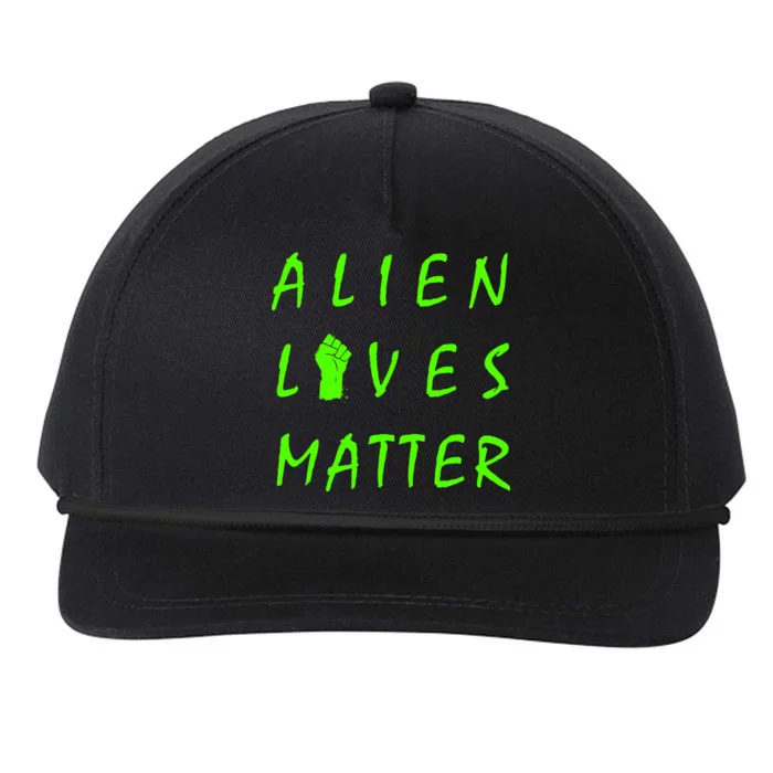 Alien Lives Matter Snapback Five-Panel Rope Hat