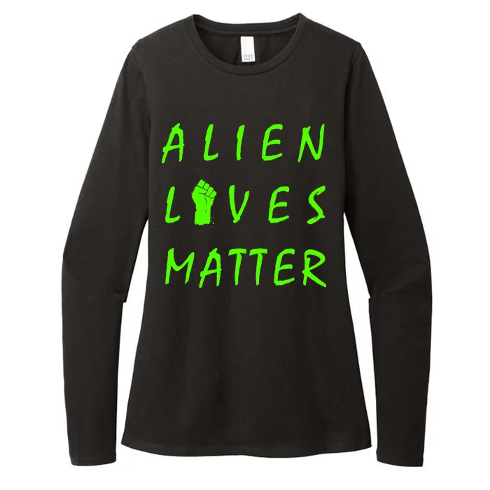 Alien Lives Matter Womens CVC Long Sleeve Shirt