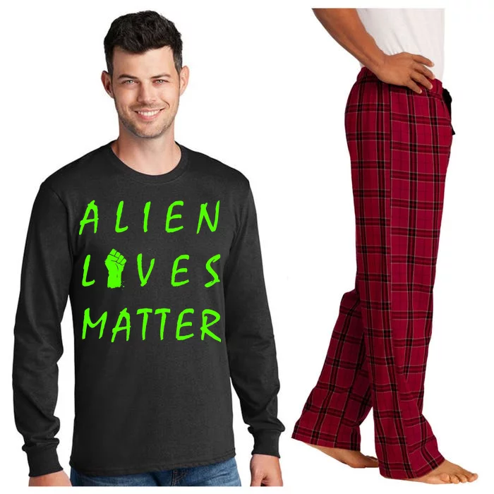 Alien Lives Matter Long Sleeve Pajama Set