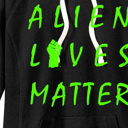 Alien Lives Matter Women's Fleece Hoodie