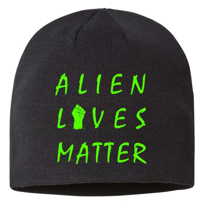 Alien Lives Matter 8 1/2in Sustainable Knit Beanie