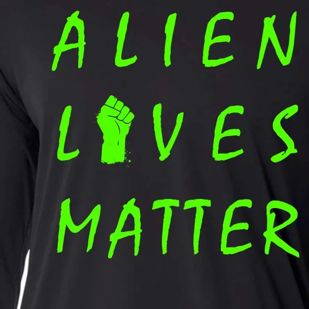 Alien Lives Matter Cooling Performance Long Sleeve Crew