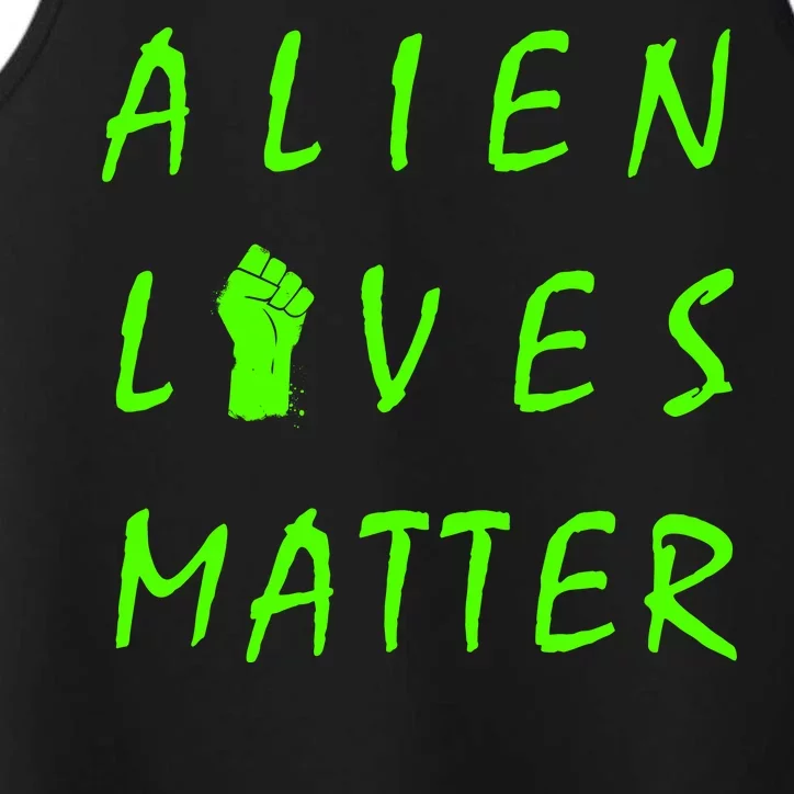 Alien Lives Matter Performance Tank