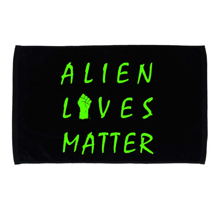 Alien Lives Matter Microfiber Hand Towel