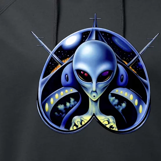 Alien Pilot Performance Fleece Hoodie