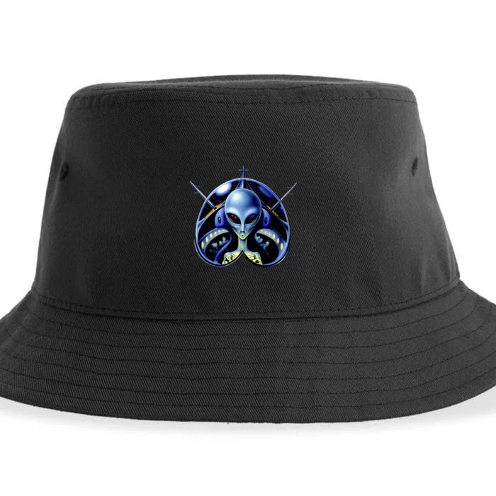 Alien Pilot Sustainable Bucket Hat