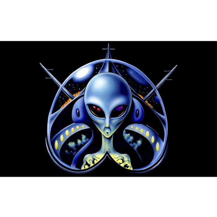 Alien Pilot Bumper Sticker