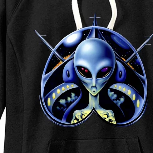 Alien Pilot Women's Fleece Hoodie